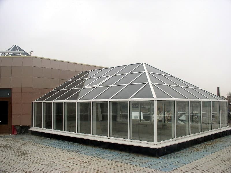 Алюминиевые конструкции на крыше